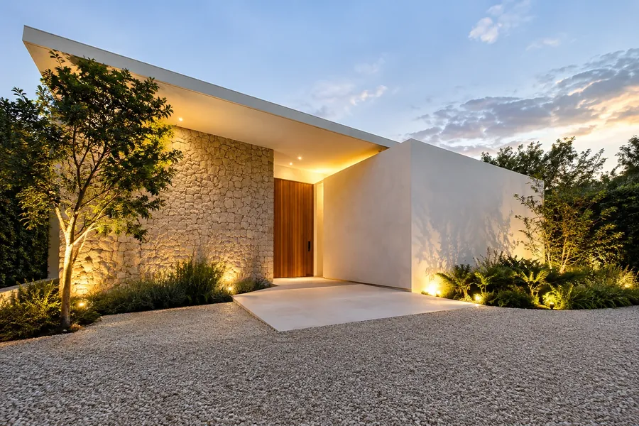 Visualización arquitectónica — Casa de Piedra